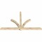 Ekena Millwork Redmond Rough Sawn Timber Gable Bracket, Douglas Fir, 96"W x 60"H x 4"D x 4"F, 15/12 Pitch GBW096X60X0404RED00RDF - alternate 2